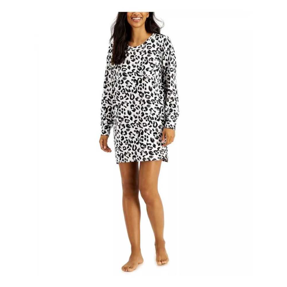 NWT JENNI INTIMATES Intimates Ivory Crew Neck Vented Step Hem Pajama Top M